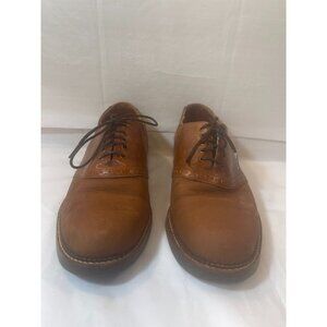 H.S. Trask size 9 Men's tan Brown Leather Lace Up Oxford Shoes